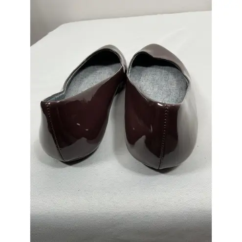 Womans Dr Scholls Memory Foam Slipon Ballet Shoes 8.5 M Brown Cool Fit