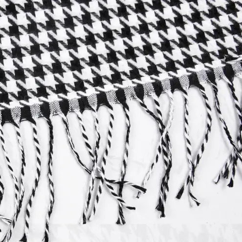 Black White Houndstooth Skinny Scarf New University of Alabama