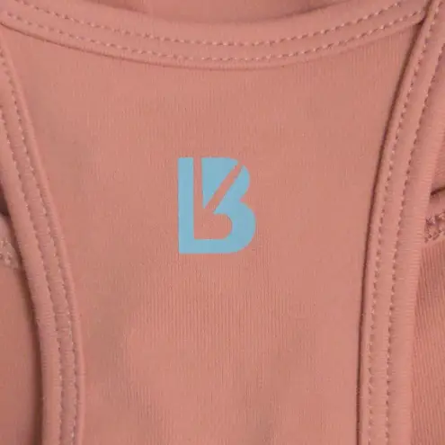 Buff Bunny Womens Tank Top Pink Sleeveless Halter Neck Stretch Racer Back M