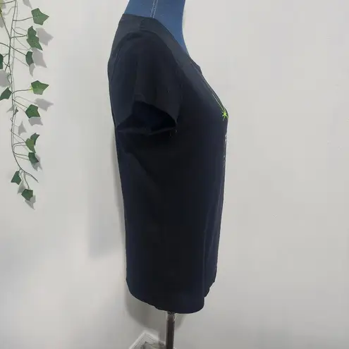 I Like It Dirty Martini Scoop Neck T Shirt Blue Size XL