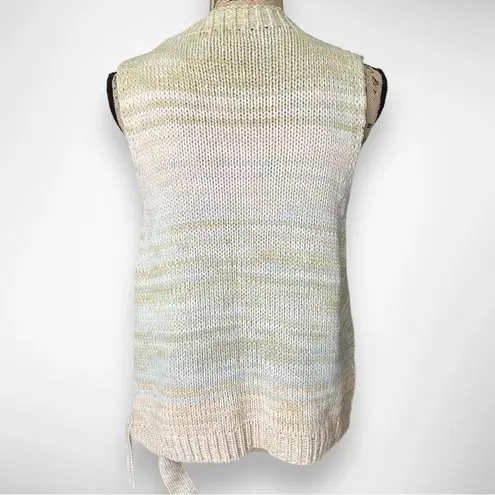 Evereve 525 Women's Neutral Ombre Knit Mockneck Sleeveless Tank XL | NWT