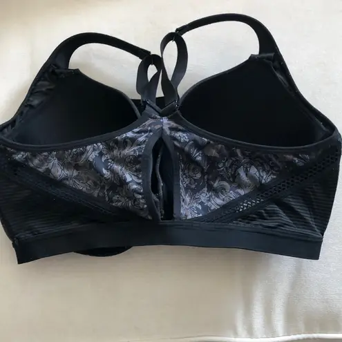 Victoria Sport Black Floral Sports Bra