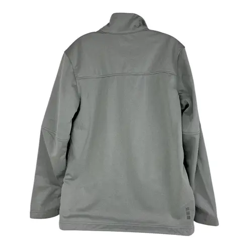 NWOT Elevate Gray Jacket with detachable keychain lanyard M Size M