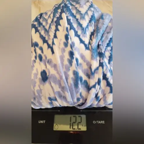 Design History Blue/white Sleeveless Long Maxi Dress Size Large, Tie Back