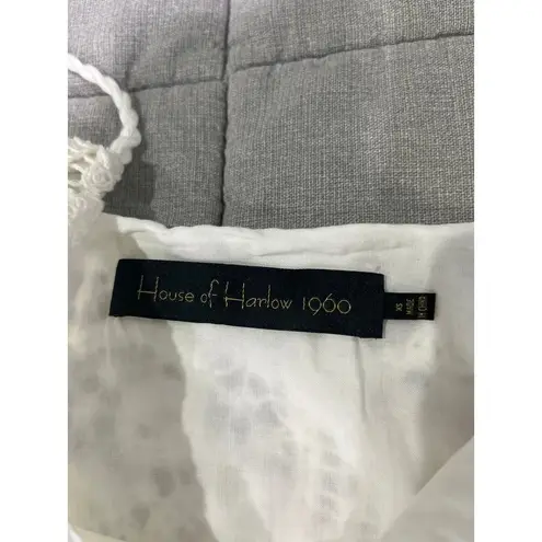 HOUSE OF HARLOW 1960 x REVOLVE Luisia Maxi Crochet Dress Sz XS White