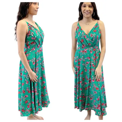 Yumi Kim Womens Dress Size 10 Floral Silk Vienna Resort Coastal Cottagecore