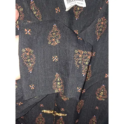 R & M Richards Vintage by Karen Kwong Asian Style Blouse Size 18