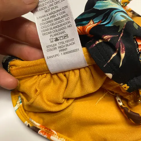 Time and Tru Desert Bloom Bandeau Swim Bathing Suit Bikini Top Women's Size XL