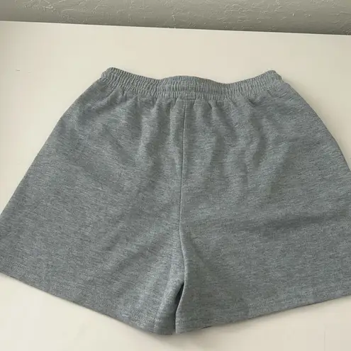 SheIn Boxer Sweat Shorts in Ash Gray