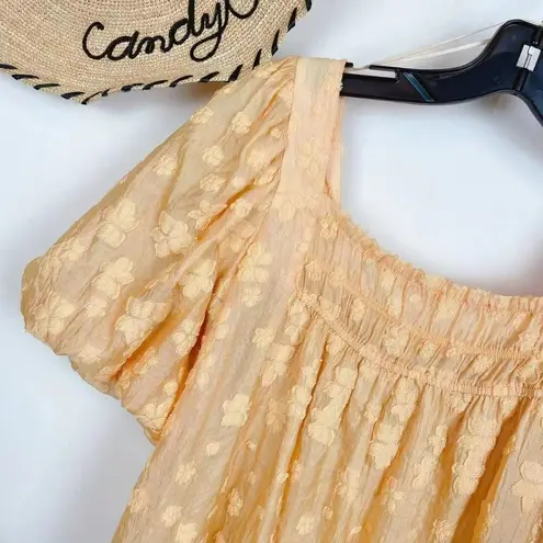 Moon River Back Button Tiered Mini Dress