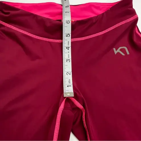 Kari Traa Womens Size XS Pink Leggings Athletic Workout Fitness Gym Running