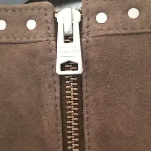 ALLSAINTS ππ Erin Suede Studded Dress Airforce