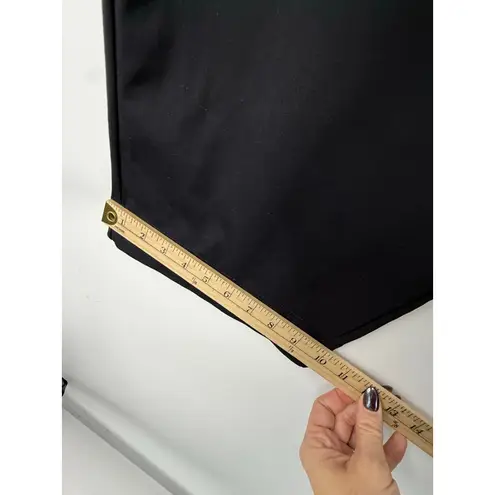 Halara Wide Leg Button Front Pants Black L Petite | Comfy Stretch Work Lounge