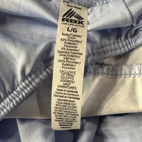 RBX Large Shorts Wicking Stretch Lined Abstract Lightweight Quick