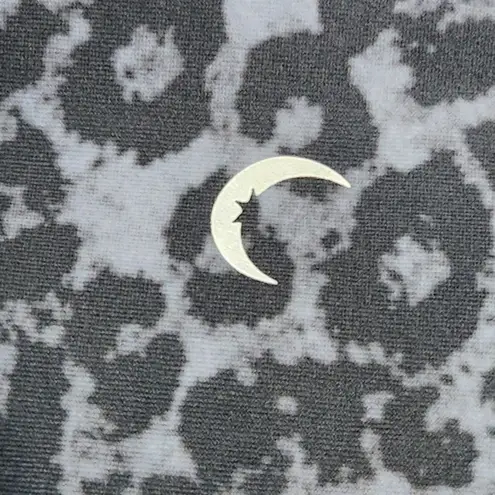 Zyia Blue Stone Leopard Print Light N Luxe Scrunch Butt Leggings Size 6-8