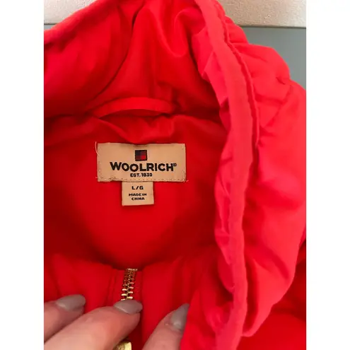 Woolrich  womens red puffer quilted vest size L