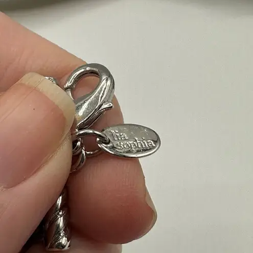 Lia Sophia Wayfarer Three Strand Chain Link Bracelet