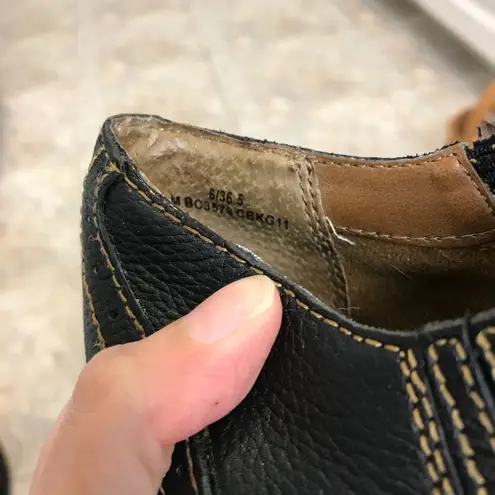 BOC Black Booties B.O.C. Western Cowboy Booties size 6 Born Concept shoe