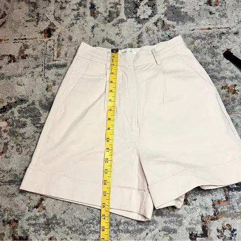 MOUSSY Tan Tailored High Waisted Shorts Women Size Small