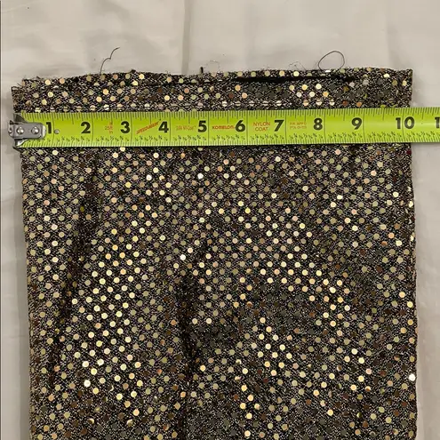 Venezia Jeans VTG Gold Metallic Disco Pants Womens Size 14/16 Costume Party 70s