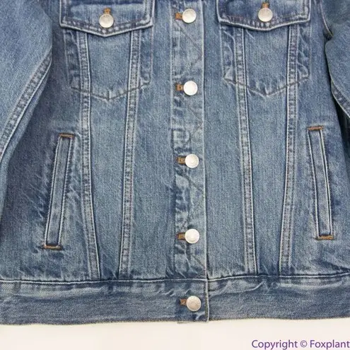 Madewell NEW  The Jean Jacket in‎ Medford Wash, S, MD243