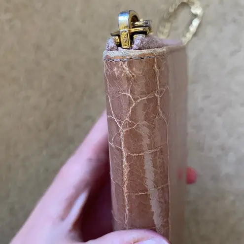 Miu Miu Authentic St. Coco croc embossed zippy wallet on chain shoulder mini bag