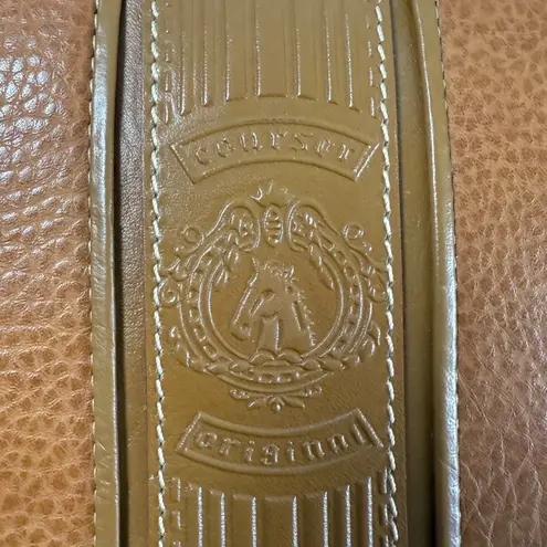 Vintage Courser Original Leather Crossbody Bag Brown Saddle Bag Equestrian Horse