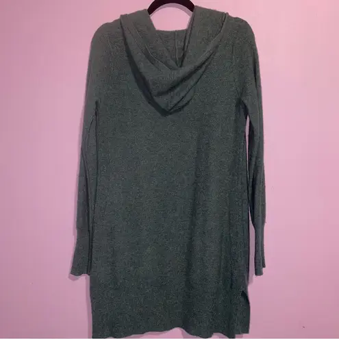 St. Tropez Cashmere Knit Cardigan Women Size M Longline Lounge Cozy Quiet Luxury