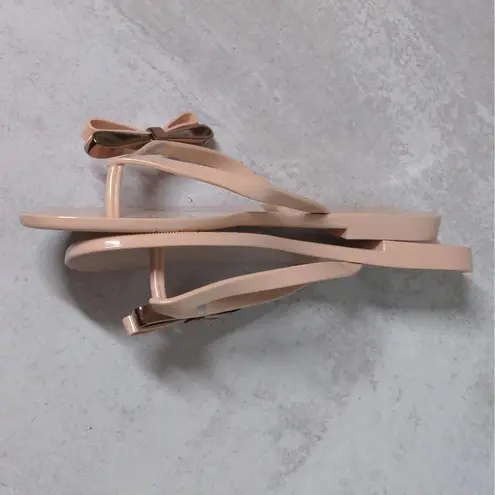 Melissa Pink Sandals Thong Flip Flop Bow – Size 10