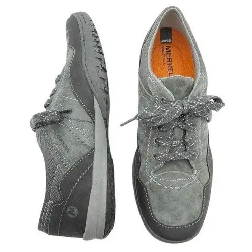 Merrell Albany Lace Shoes Granite Suede Hiking Camping Walking Women’s Size 10