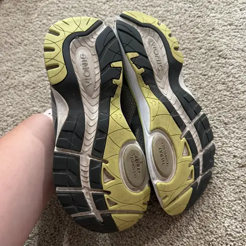 Vionic Tokyo Grey & Light Green Mesh Sneakers Athletic Shoes Women's Size 8.5