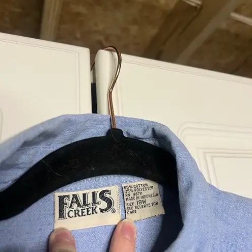 Falls Creek Vintage Christmas Embroidered Rudolph and Reindeer Friends Button Up