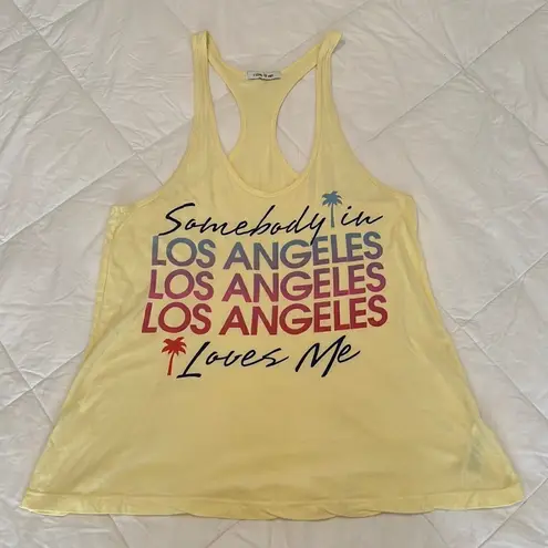 I love 💛h81 size L “Some body in Los Angeles loves me” racerback T