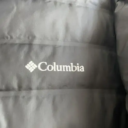 Columbia  Jacket Womens Size XL Black Puffer Down Outdoors Hiking Logo Unisex