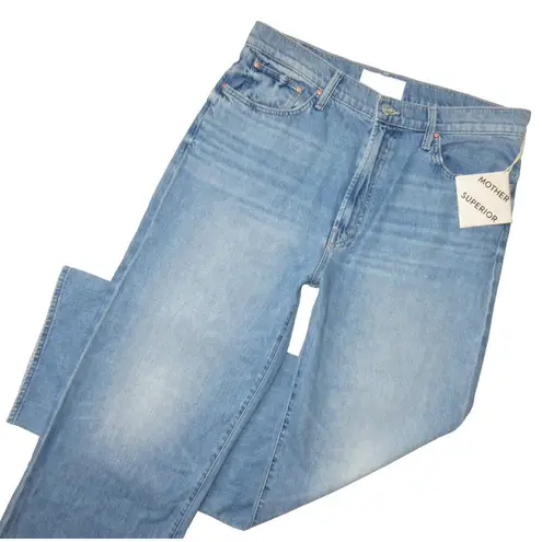NWT Mother The Dodger Sneak in Tomorrow Never Knows Loose Wide Leg Jeans 31 Blue