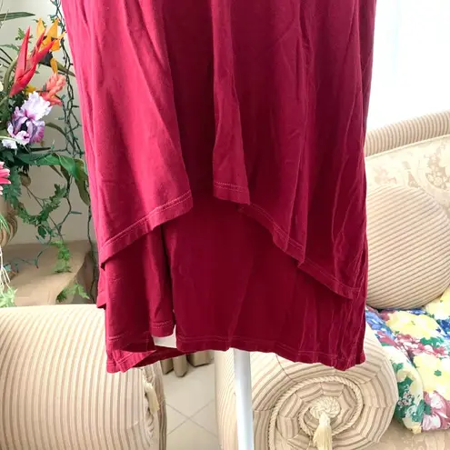 Michael Stars 3/$15 Layerd Flowy Scoop Neck Tank Top Red