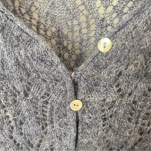 Peruvian Connection Pointelle Knit Sheer Sweater Dress in Size XL