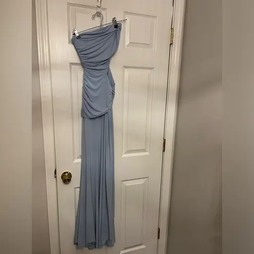 Michael Costello x REVOLVE Sivan Gown in Baby Blue