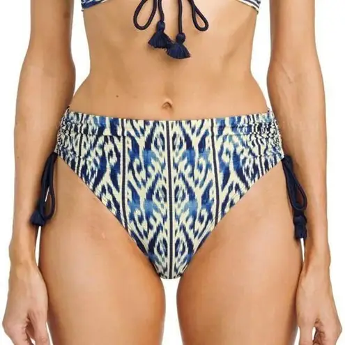 Robin Piccone Aabra High Waist Bikini Swim Bottoms Lapis Small