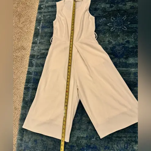 Bishop and Young White Jumpsuit Quiet Luxury Wide Leg Clean Girl Aesthetic