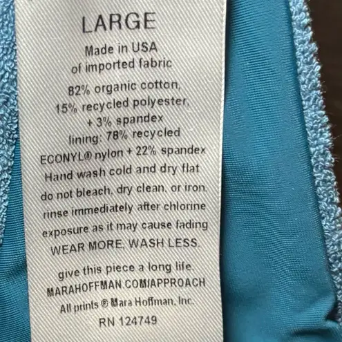 Mara Hoffman  Womens Kay Bikini Bottom Slate Size L - Image 7