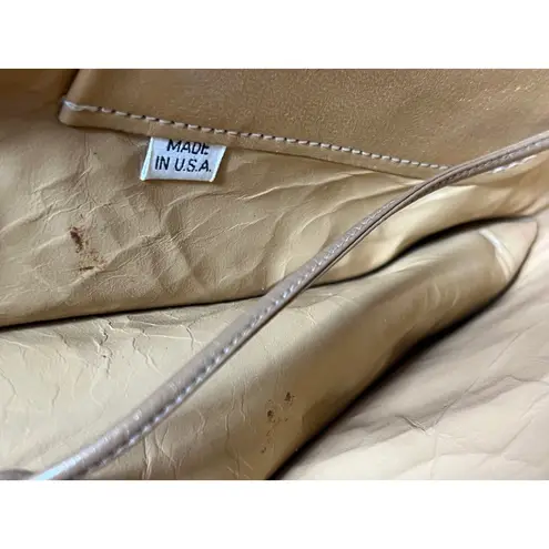 Vintage Carlos Falchi Patchwork SnakeSkin Clutch Gold Tan Crossbody Purse USA