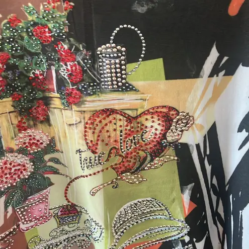 Cover charge Stylish Multicolor Graphic Women's mini dress medium