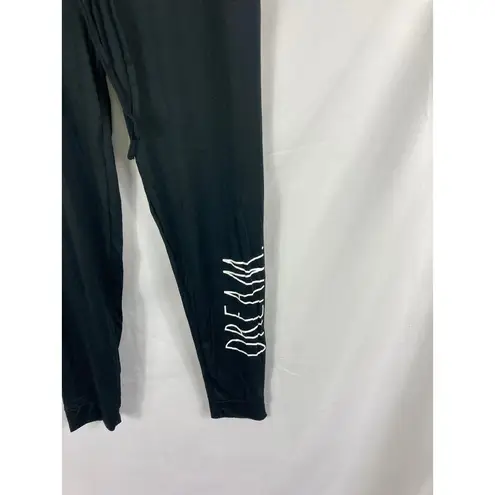 Rae Dunn NWT  Dream Black Jogger Pants Size Medium