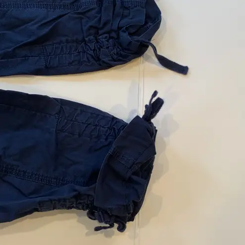 INC International Concepts Navy Blue Cotton Cropped Capri Pants Women’s Size 4P