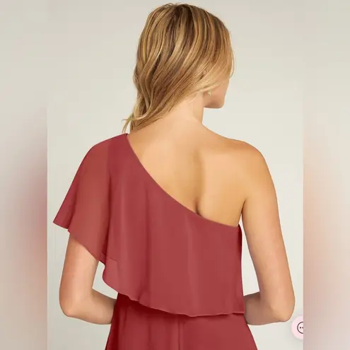 Azazie Lizzy A-line One Shoulder Bridesmaids Maxi Dress