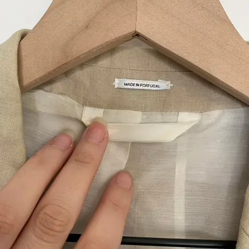 Acne Studios Linen Boxy Minimalist Blazer Womens Size 36 or US 6