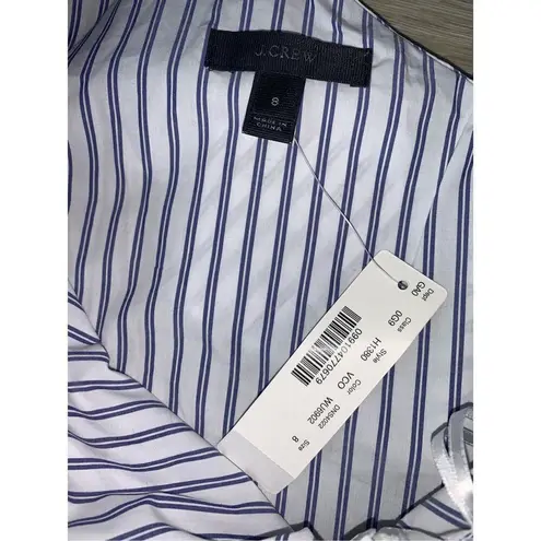 J. Crew Blue & White Striped One