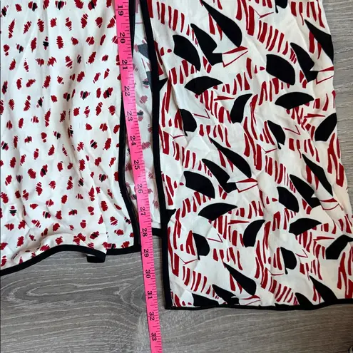 Reiss Eline Spliced Printed Skirt In Multi 10