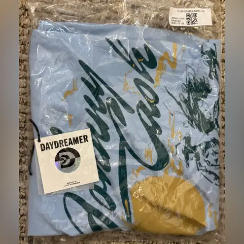 Daydreamer NWT Johnny Cash American Rebel OS Tee - Airey Blue - One Size